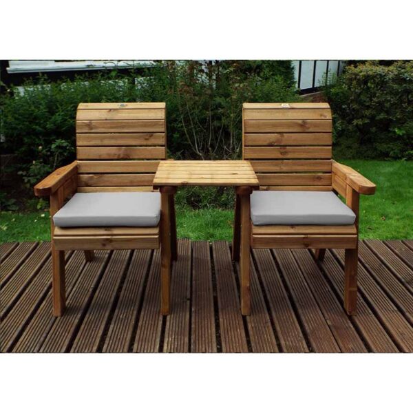 Twin Companion Set with Grey Cushions