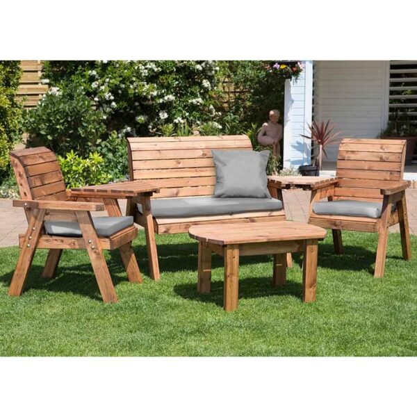 4 Seater Multi Set with Grey Cushions
