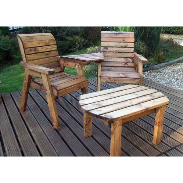 Twin Companion Dining Set | Angled