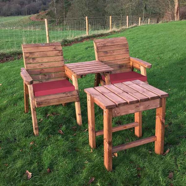 Deluxe Companion Set with Burgundy Cushions