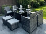 Rattan Cube Dining Set