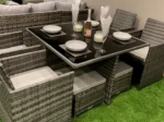 Rattan Cube Dining Set - Image 5