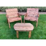 Grand Twin Chairs - Angled with Coffee Table - Image 2