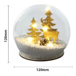 Light Up Snow Globe with Reindeers - Image 4