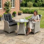 Avery - 2 Seater Bistro Set with Round Table - Image 2