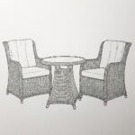 Avery - 2 Seater Bistro Set with Round Table - Image 4
